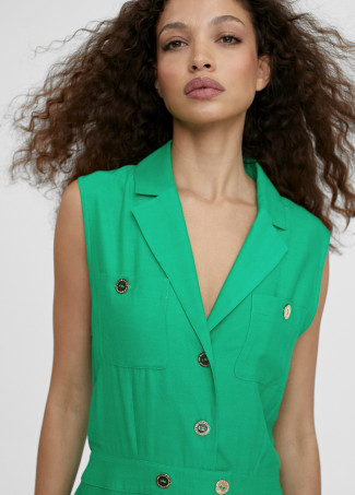 Midi dress with pockets