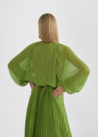 Pleated bolero