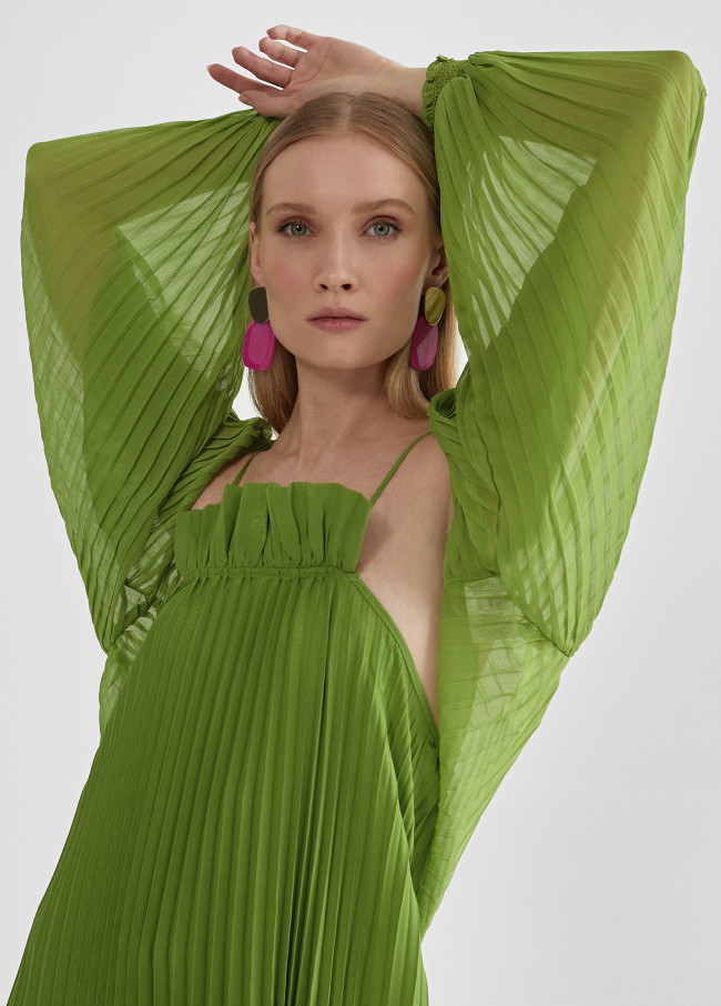 Pleated bolero