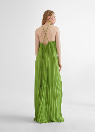 Long pleated dress