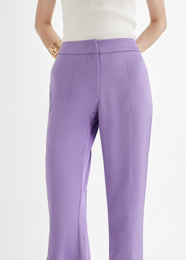 Fluid Straight Trousers