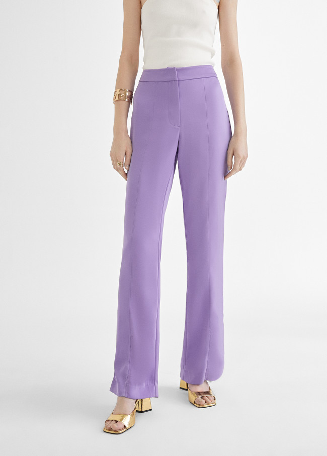 Fluid Straight Trousers