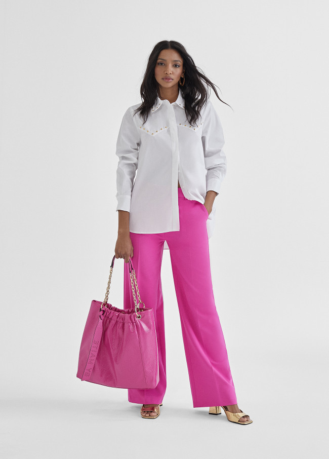 Chemise avec détails bijoux