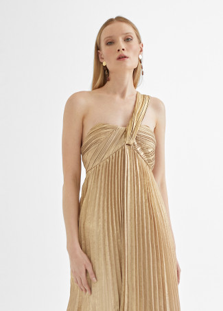 Robe longue asymétrique