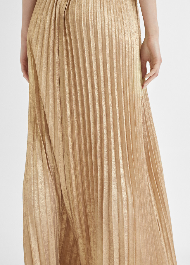 Robe longue asymétrique