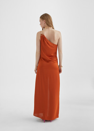 Long asymmetric dress