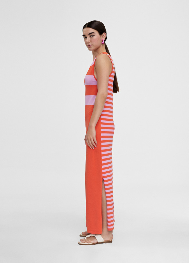 Vestido comprido de malha