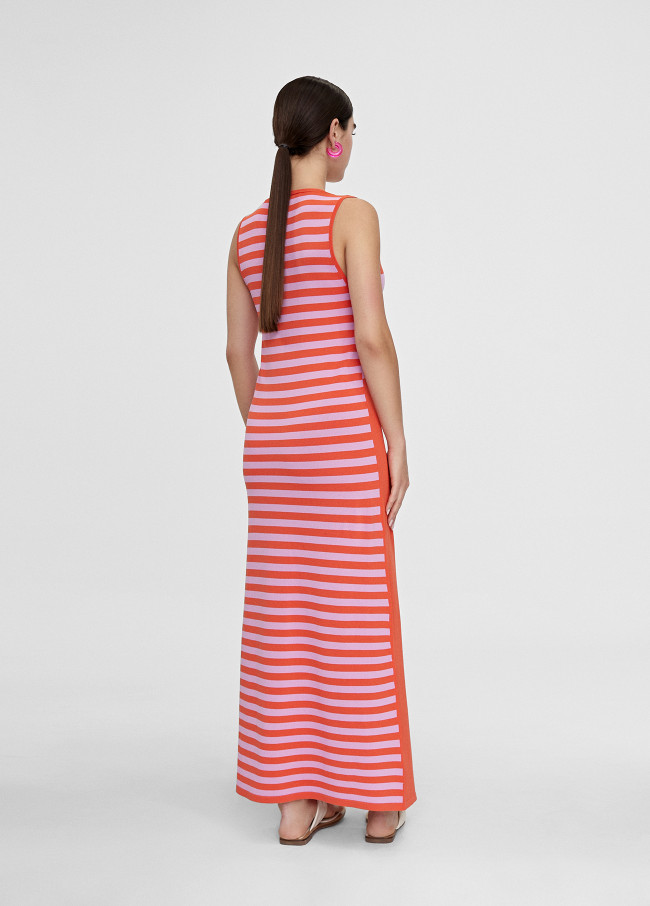 Vestido comprido de malha