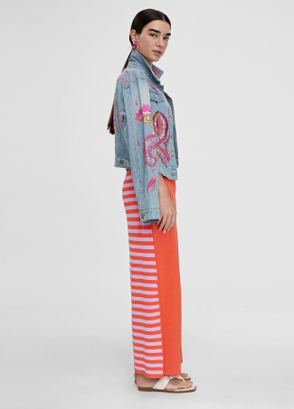 Robe longue en maille