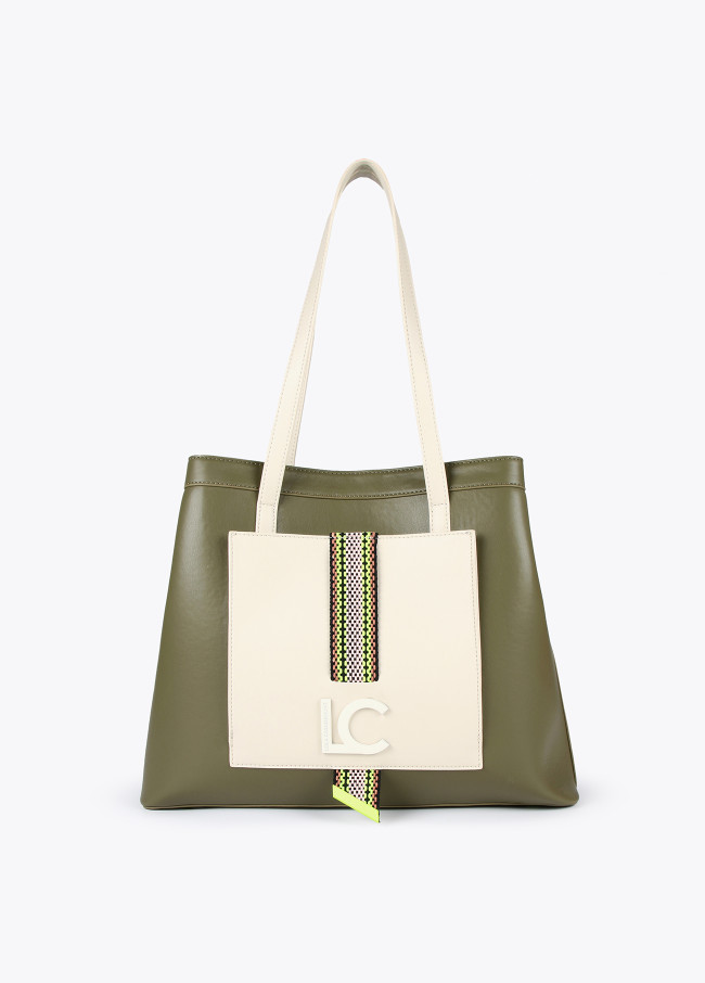 Zweifarbiger Shopper