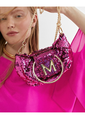 Sequinned evening bag