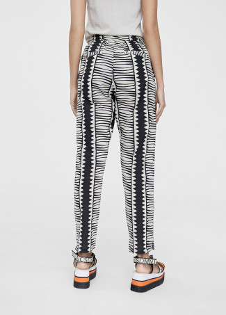 Pantalón jogging bicolor