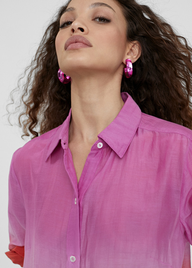 Langer Tie-Dye-Kaftan