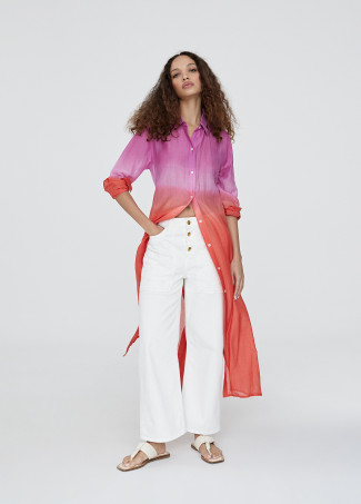 Camisola larga tie dye