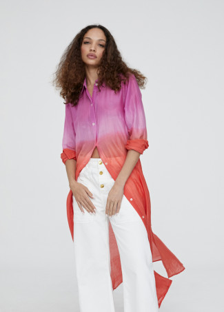 Camisola larga tie dye