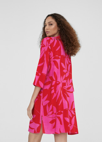 Kurzer Kaftan mit Print