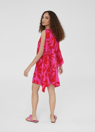 Short printed kaftan