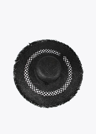 Cappello Pamela con frange e logo