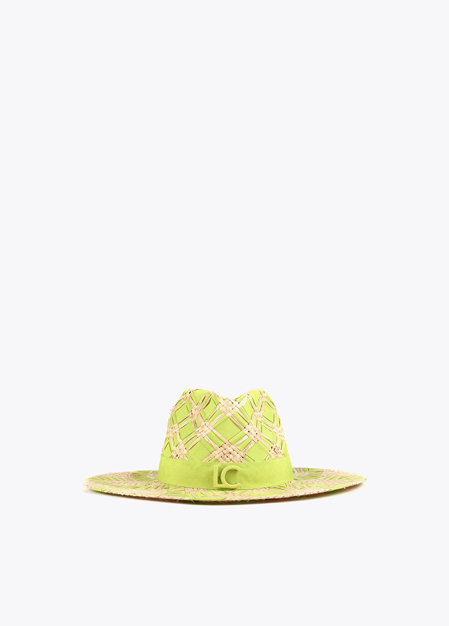 Two-tone woven hat