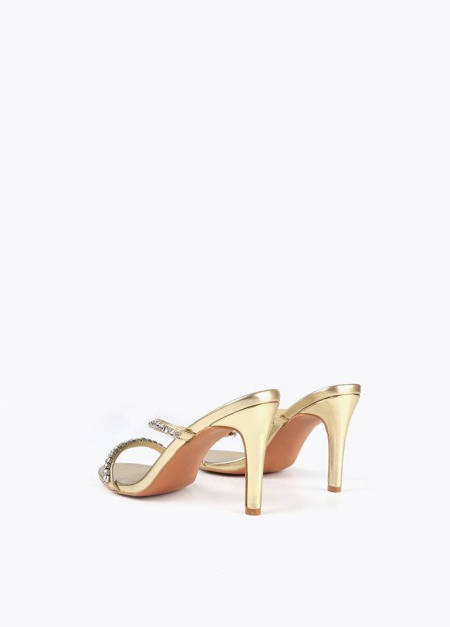 Heeled strappy sandals