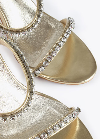 Heeled strappy sandals