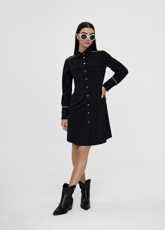 Robe chemisier cintrée