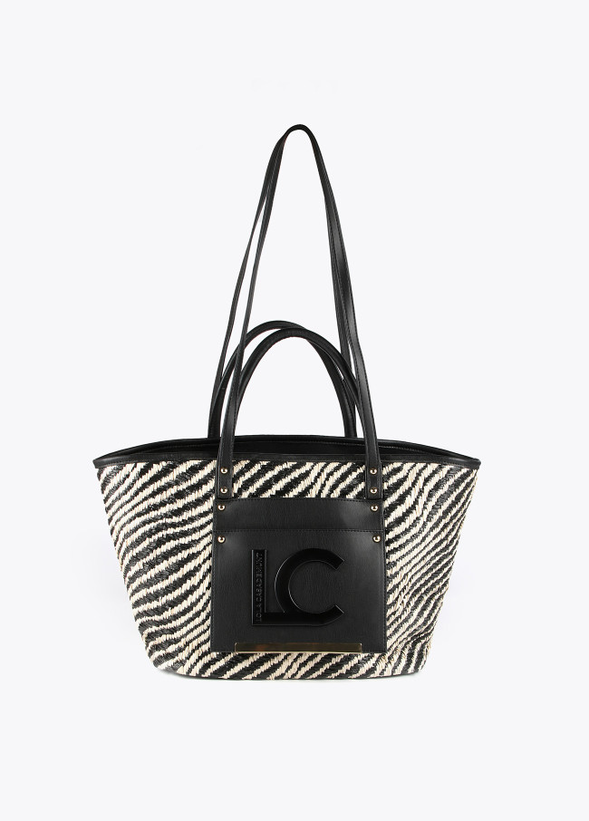 Basket-style tote bag