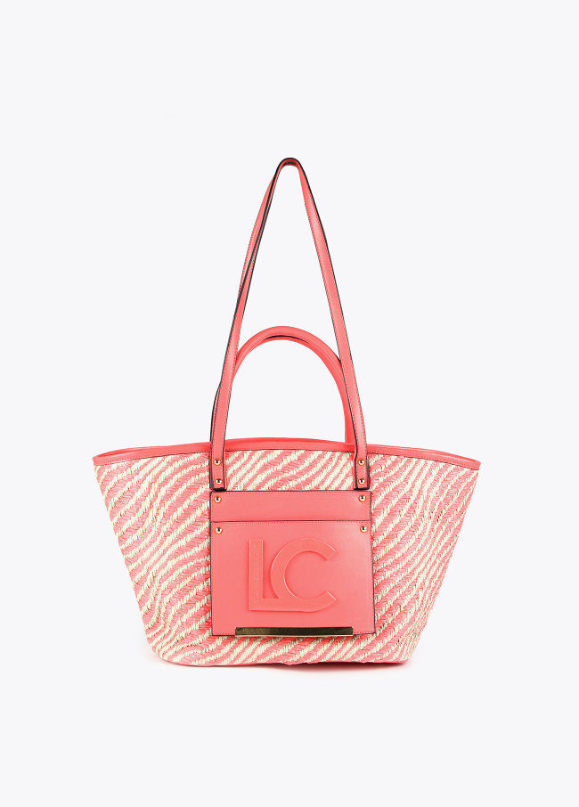 Basket-style tote bag