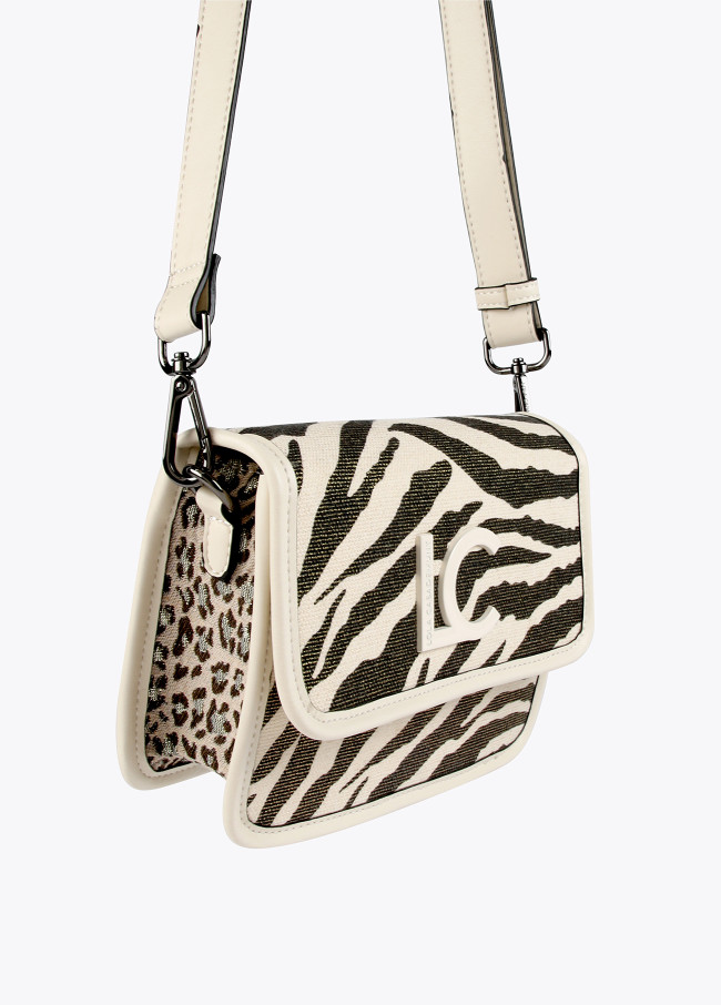 Animal print crossbody bag