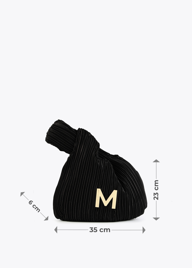 Bolso de fiesta plisado