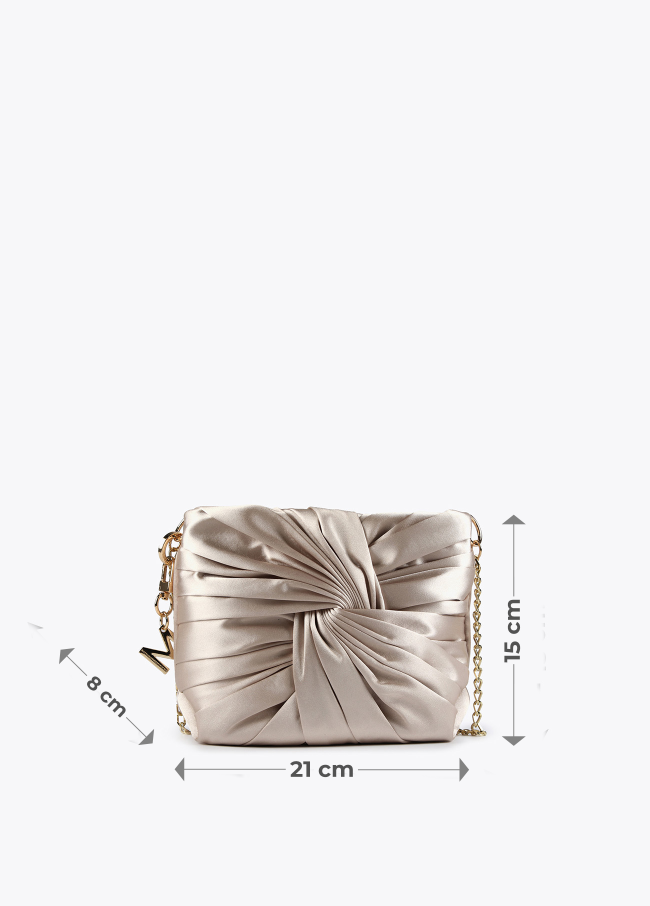 Evening bag with bow
