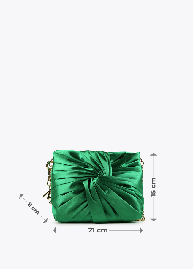 Borsetta elegante con allacciatura