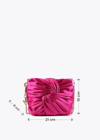 Evening bag with bow