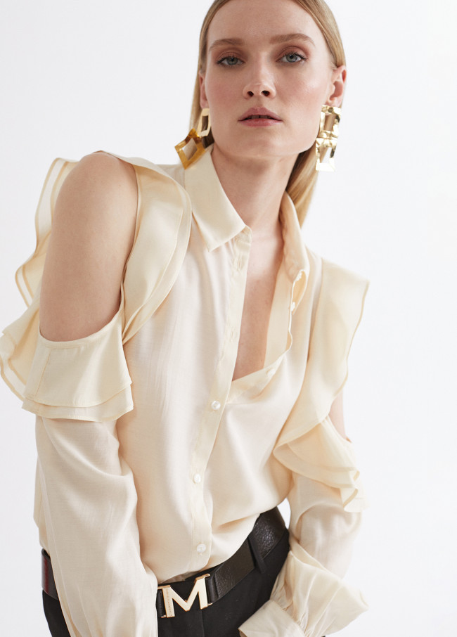 Chemisier épaules dénudées