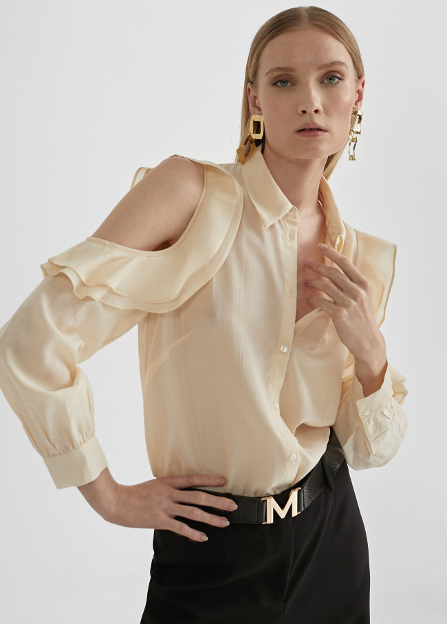 Chemisier épaules dénudées