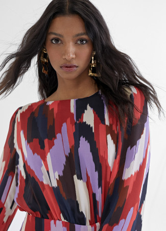 Robe courte imprimée