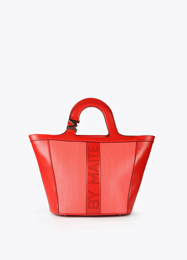 Basket-style tote bag