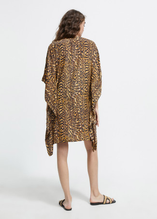 Caftan estampado en print animal