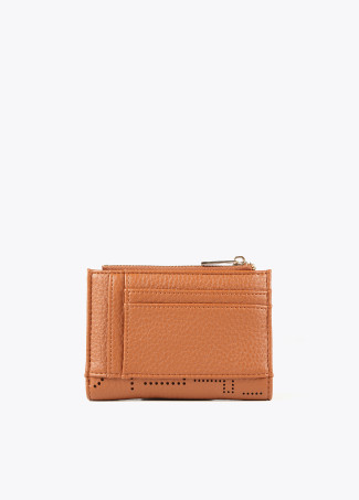 Kleine Brieftasche mit Stanzmuster