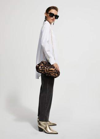 Sequinned bag