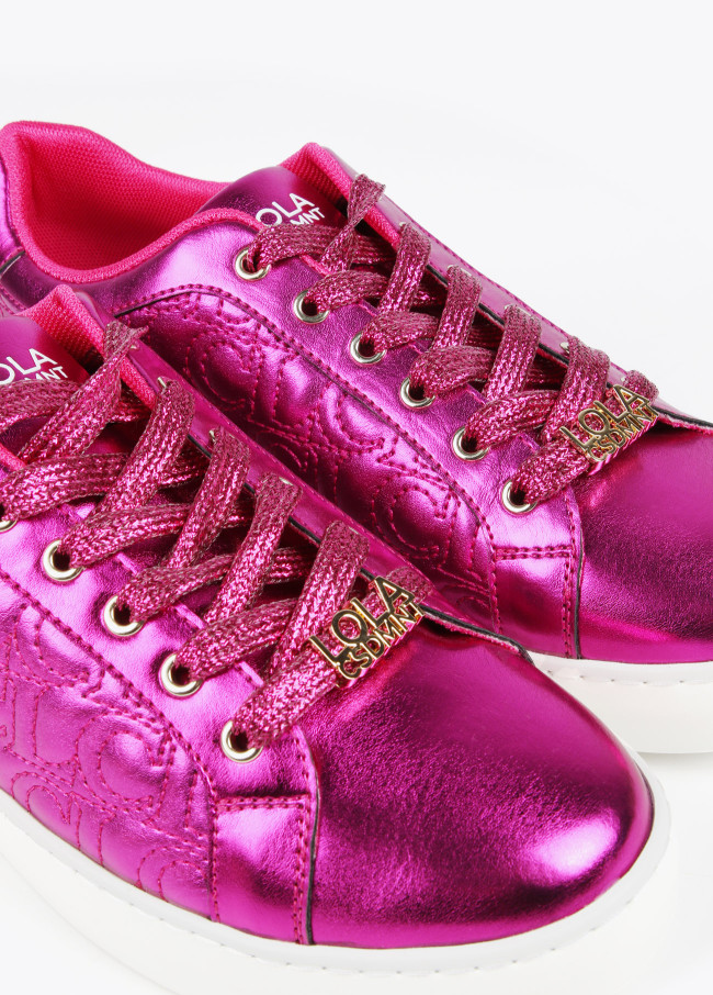 Chaussures de sport métallisées