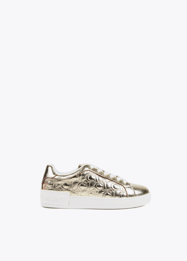 Metallic sneakers