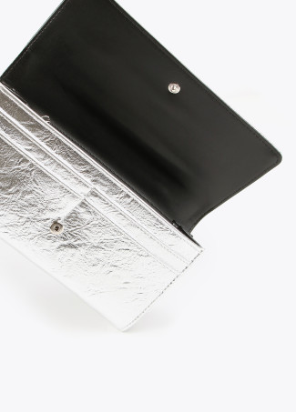 Large metallic wallet