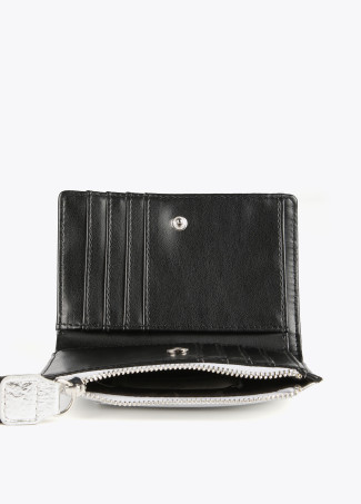 Kleine, metallisierte Brieftasche