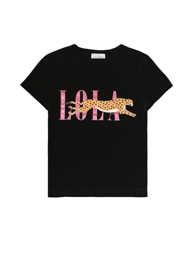 Camiseta Lola detalle tigre y logo