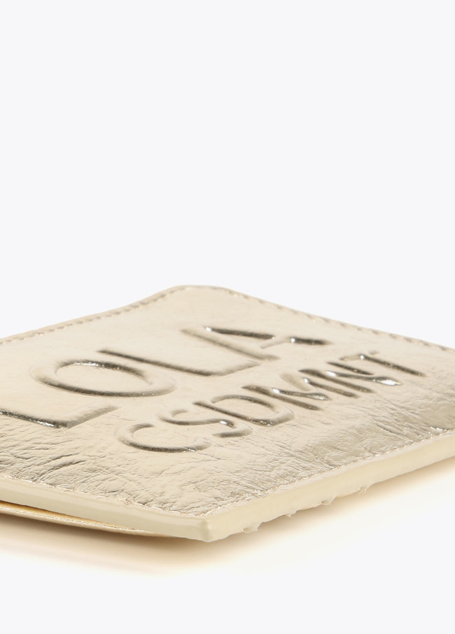 Metallic card holder