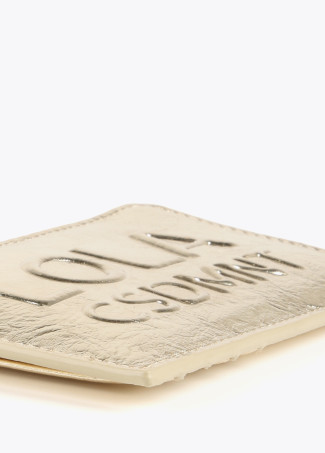 Metallic card holder