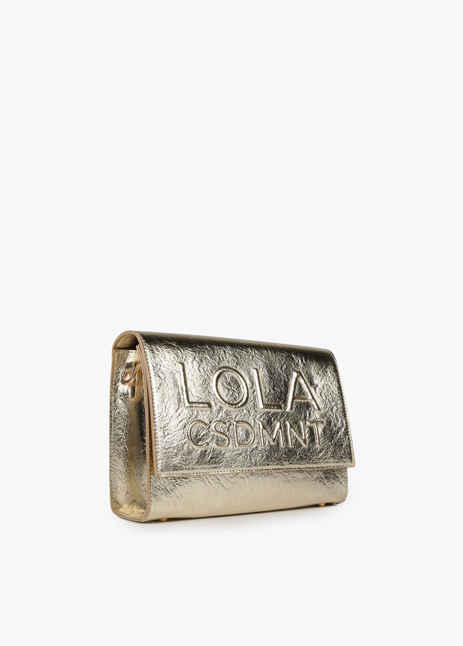 Borsa a tracolla lamé