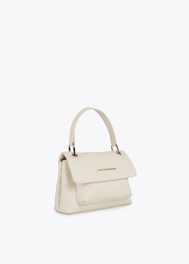 Logo embossed crossbody bag