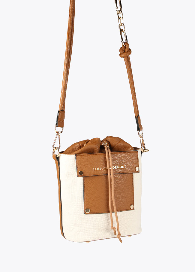 Canvas crossbody bag
